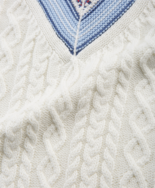 Хлопковый теннисный жилет (WHITE) (BBWNWM7247AES)
