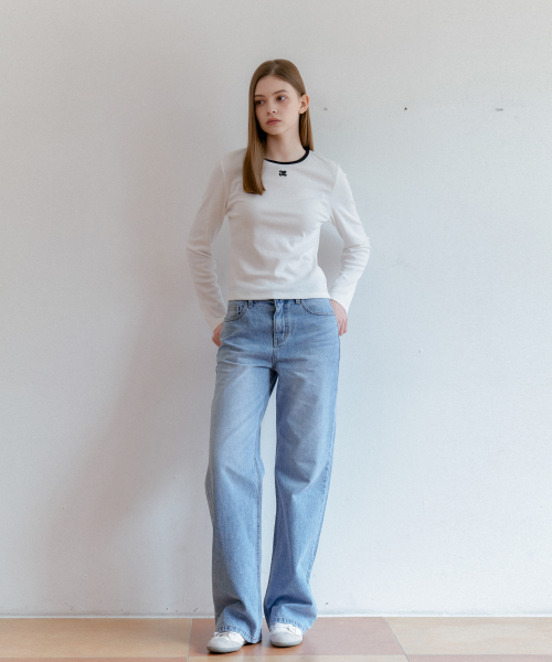 ANC NEW STRAIGHT DENIM PANTS_LIGHT BLUE