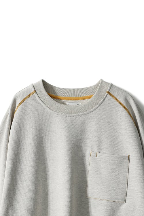 Sugarpine Raglan Sweatshirt Oatmeal Mustard