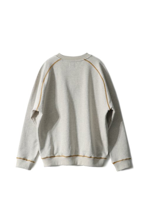 Sugarpine Raglan Sweatshirt Oatmeal Mustard