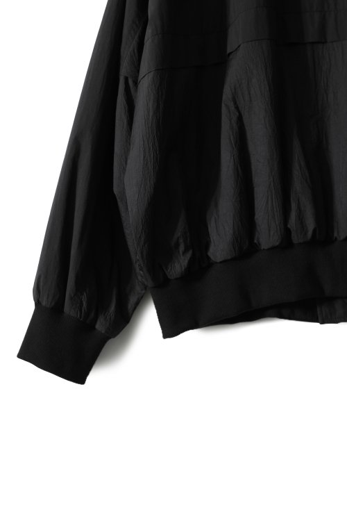 Rivera Crease Back Bomber Jacket чёрное