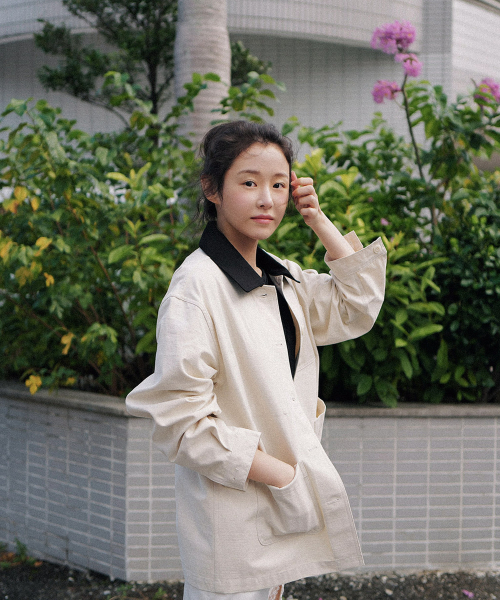 Margaret half jacket (ivory)