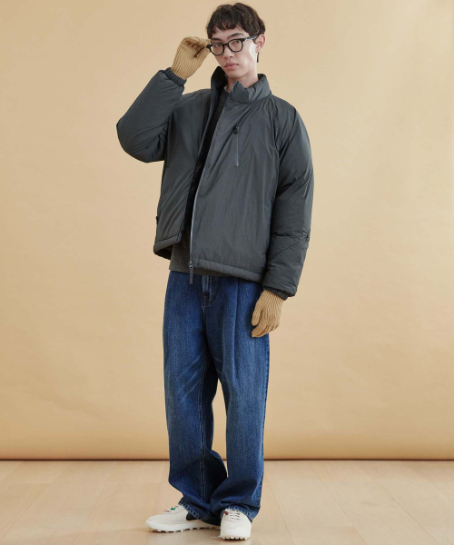 Джинсы One-tuck Wide P57 Washing Denim