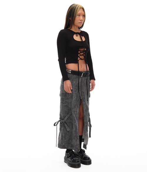 MULTI STRING LONG SLEEVE_BLACK