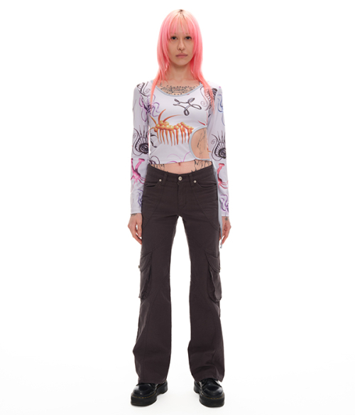 SIDE CUTTING LONG SLEEVE