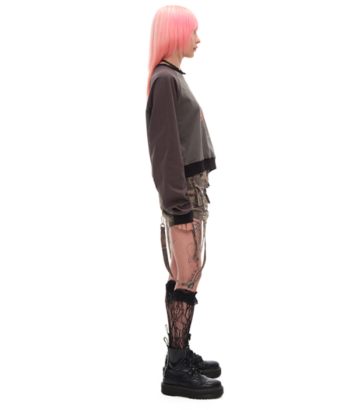 PUNKY BUNNY SWEATSHIRT_CHARCOAL