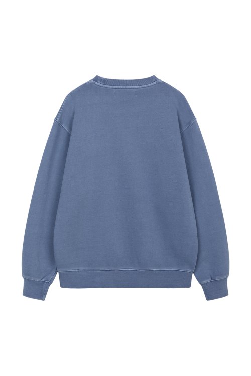 LOCATION EMBROIDERY CREWNECK [CHARCOAL BLUE]