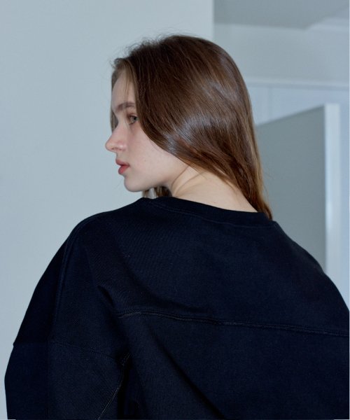 Свитшот с кантом_Black