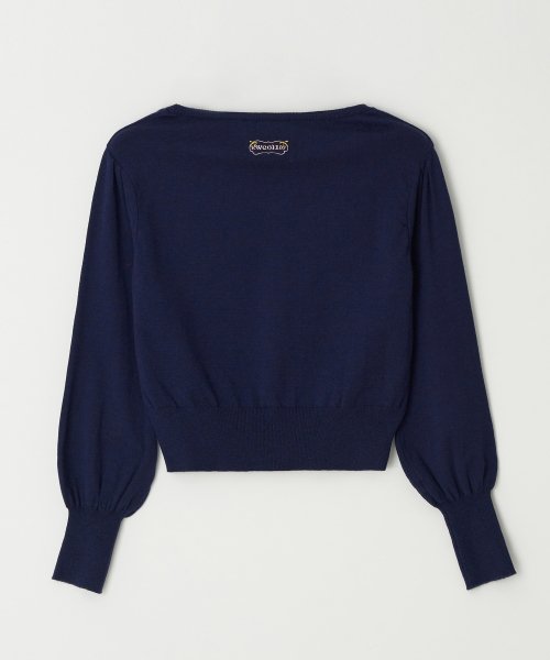 emma puff knit (navy)