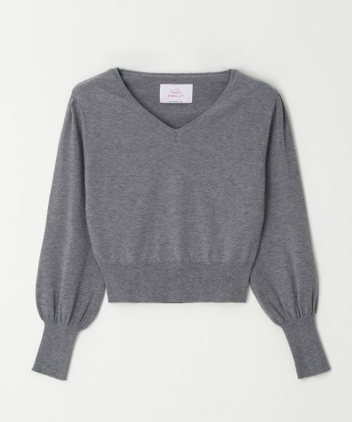 emma puff knit (gray)