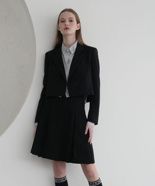 Alexis cropped jacket - 4COL
