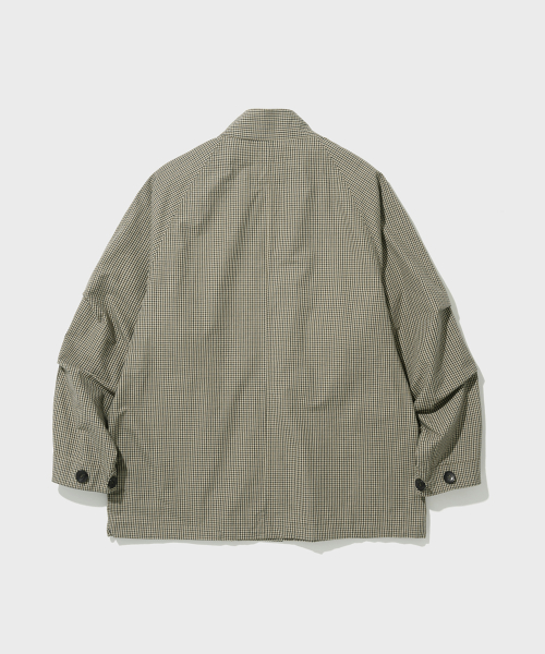 OVERSIZED HUNTING куртка (CHECK BEIGE)
