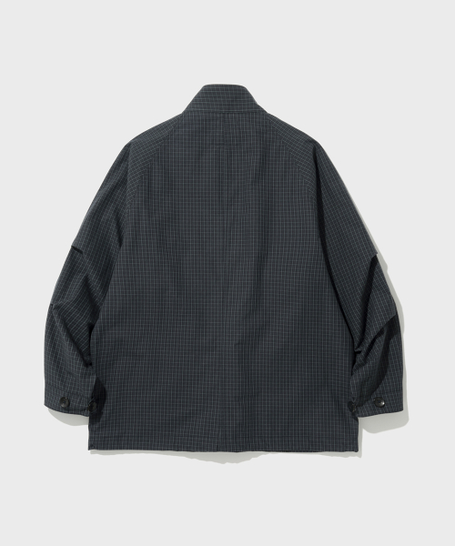 OVERSIZED HUNTING куртка (CHECK NAVY)