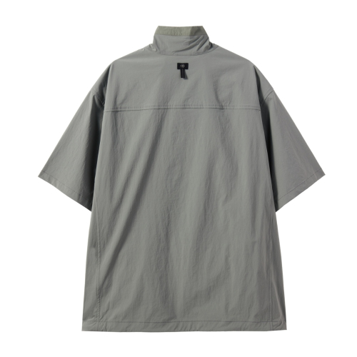 HALF SLEEVE ANORAK - KHAKI (P242UAN132)