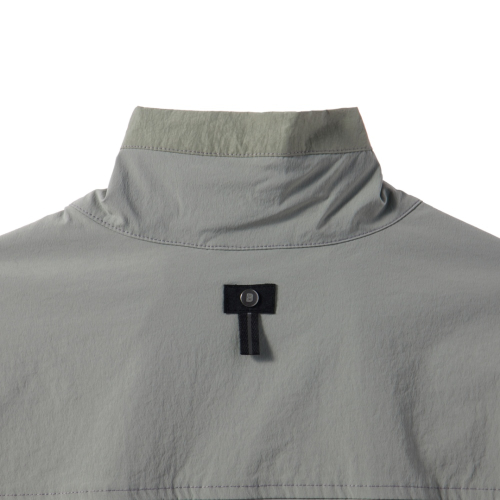 HALF SLEEVE ANORAK - KHAKI (P242UAN132)