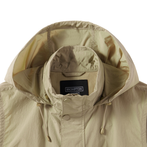W CROPPED FULL ZIP VEST - BEIGE (P242WVT352)