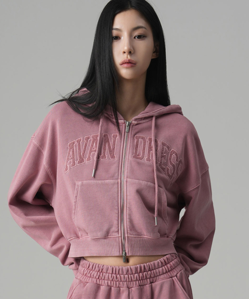 Felt 3D Pigment Zip - Up - 3COL