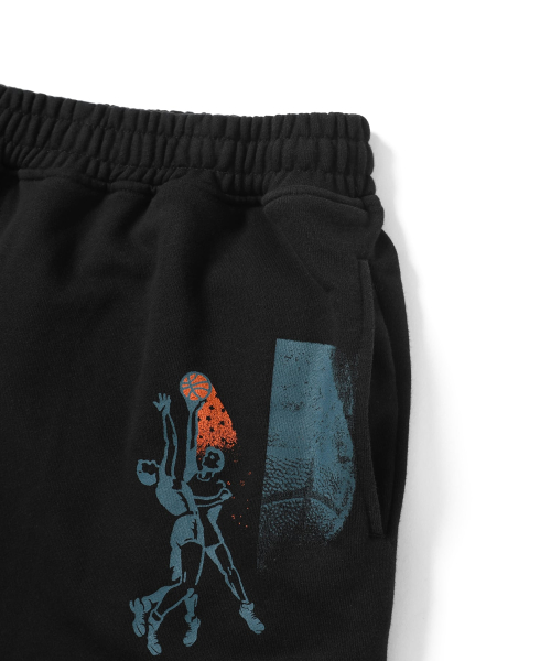 Basketball Sweatshort Black