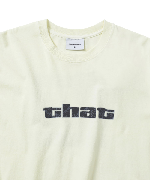 Big Initial Tee Ivory