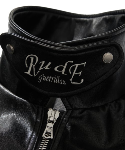 LEATHER JACKET / BLACK