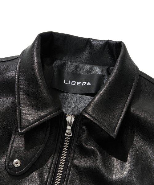 LEATHER JACKET / BLACK