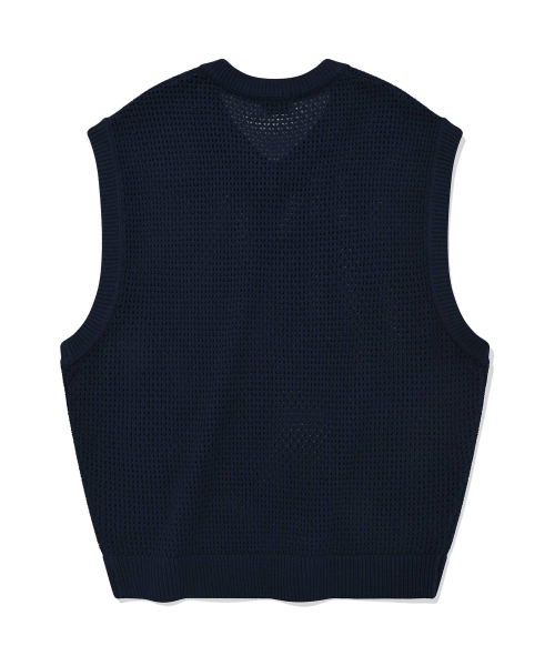 Вязаный жилет кроше Navy