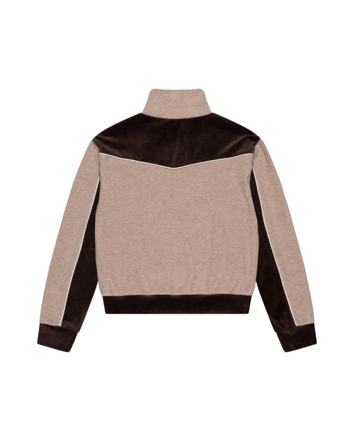 Western Piping Track Jacket (Brown)