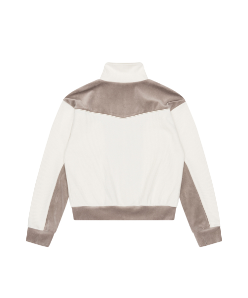 Western Piping Track Jacket (Beige)