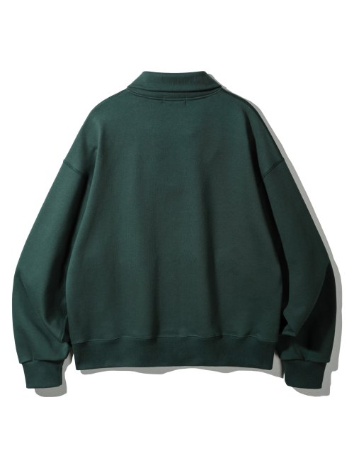 B WAPPEN свитшот на молнии BK7590 - Dark Green