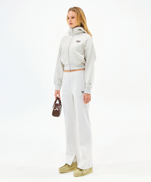 W TWO WAY ZIPPER POINT HOODIE MOTM