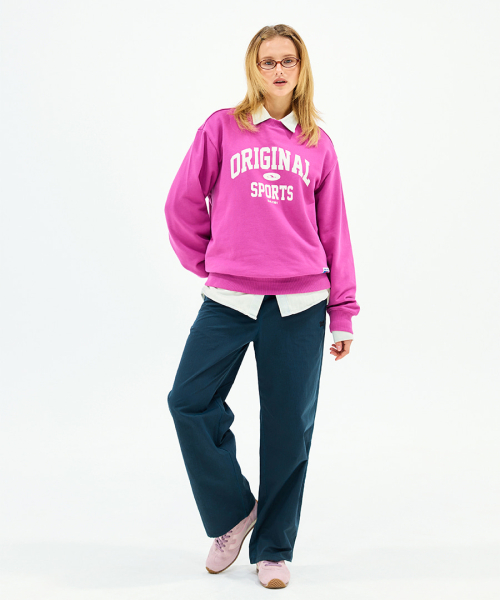 W LOOSE WOVEN PANTS DKGN