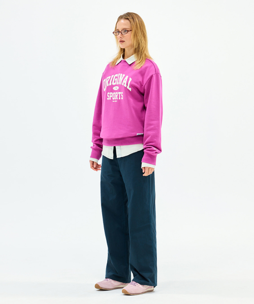 W LOOSE WOVEN PANTS DKGN