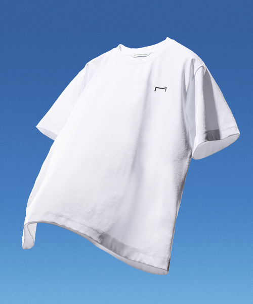 ESSENTIAL AIR DRY TEE-WHITE