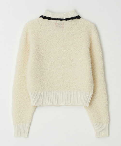 Alpaca Knit Cardigan (Ivory)