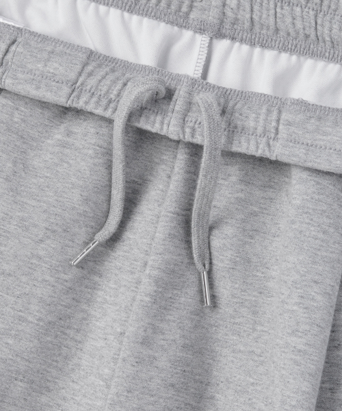 Широкие спортивные брюки со складкой [Medium Gray]