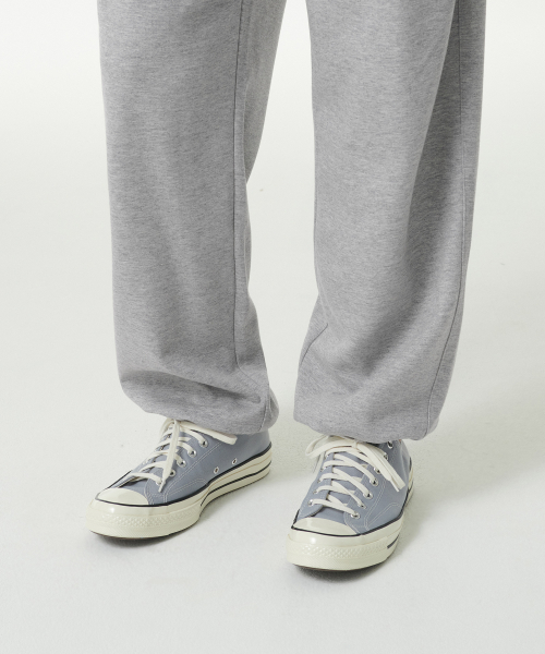 [Cooltandard] One Pleat Wide Lounge Sweat Pants [Medium Gray] thumbnail 9