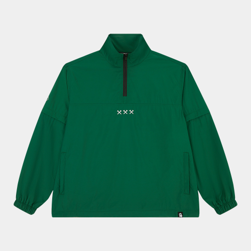 Анорак со съемными деталями на молнии 1/2 (Green)