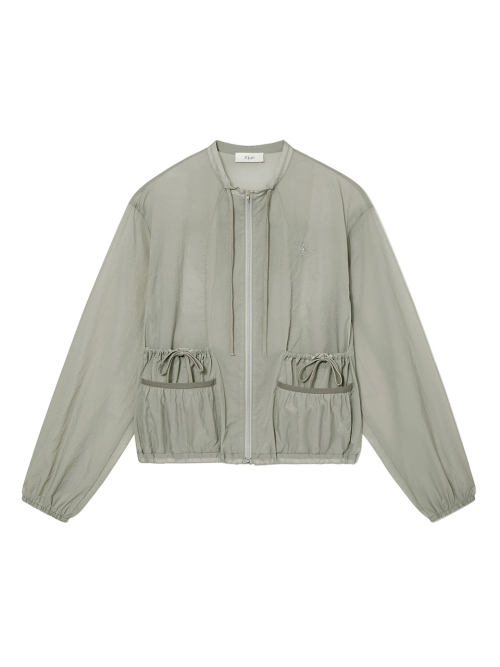 ジャケット・アウター Kijun SHIRRING POCKET WINDBREAKER Kijun SHIRRING POCKET WINDBREAKER
