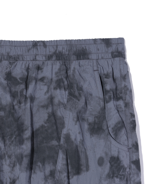 METAL WORMHOLE LOGO PANTS CHARCOAL