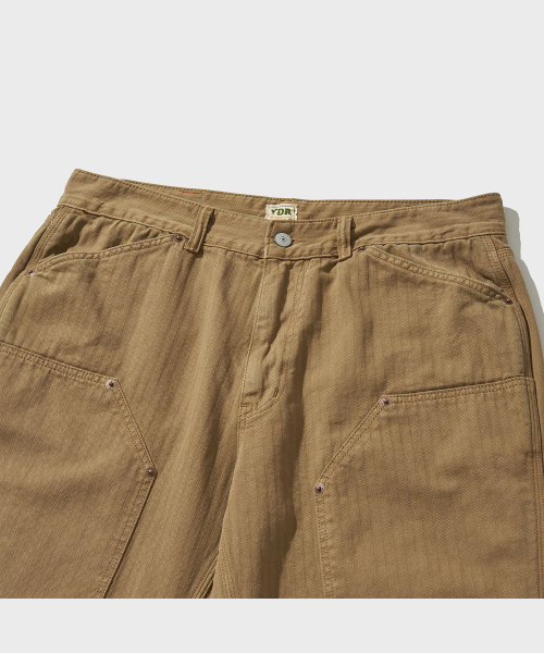 Lot 303 HBT DOUBLE KNEE PANTS [Vintage Sand]