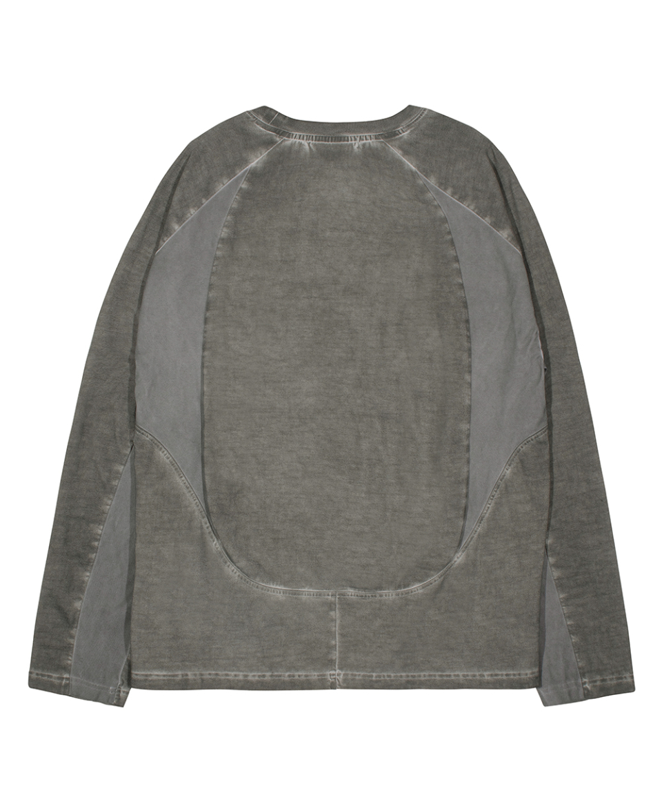 GEOMETRY LUNAR LONG SLEEVE [CHARCOAL] - GRAILZ