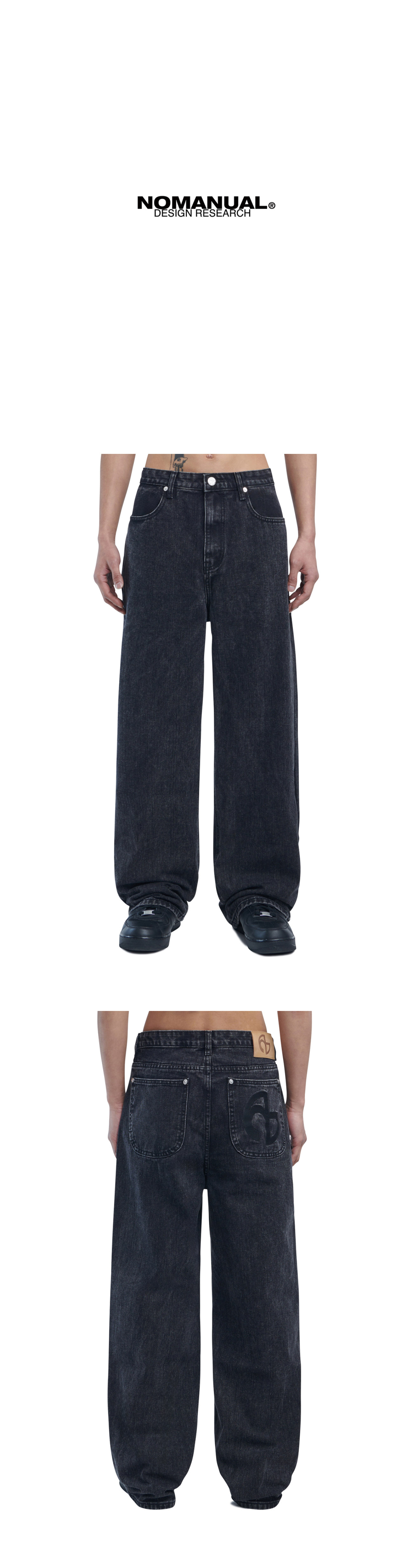 デニム・ジーパン NOMANUAL SEMIWIDE DENIM PANTS 4KS429 NOMANUAL SEMIWIDE DENIM PANTS 4KS429 (NOMANUAL/デニム