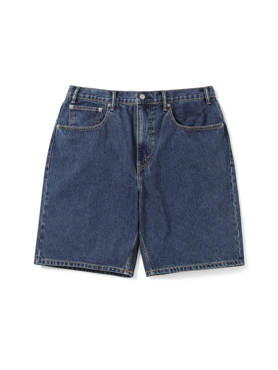 MUSINSA | thisisneverthat® (SS24) Washed Denim Short - Blue