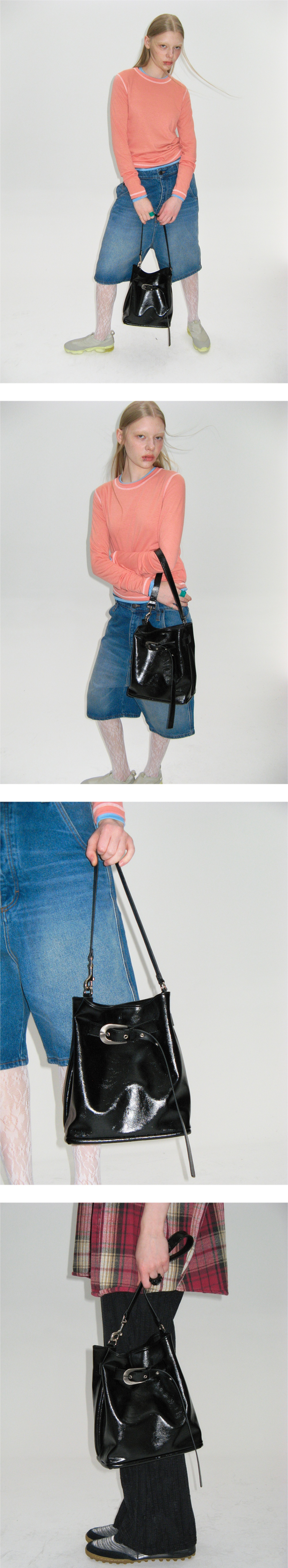 トートバッグ YEOMIM farrier basket bag crinkle black MUSINSA | YEOMIM farrier basket bag (black)