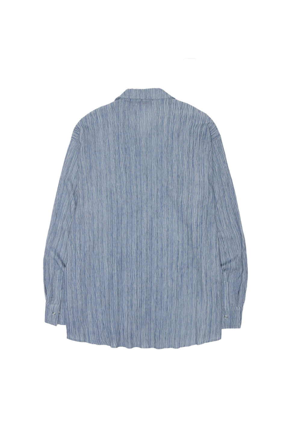 MUSINSA | RSSC RIVET VERTICAL WRINKLE SHIRT - BLUE