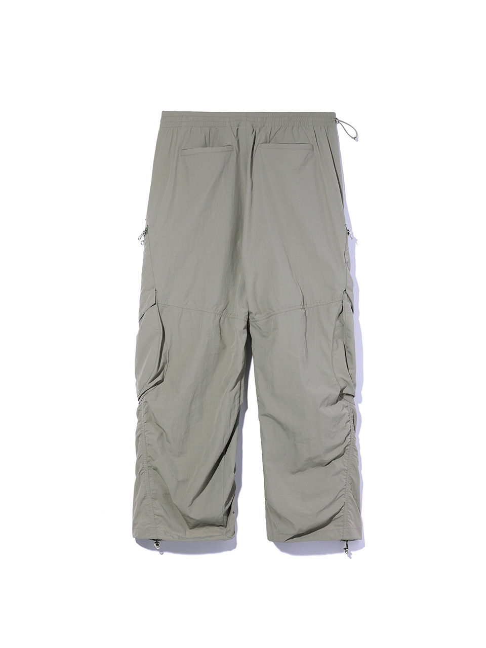 MUSINSA | CRITIC GLOSSY CARGO PANTS GRAY