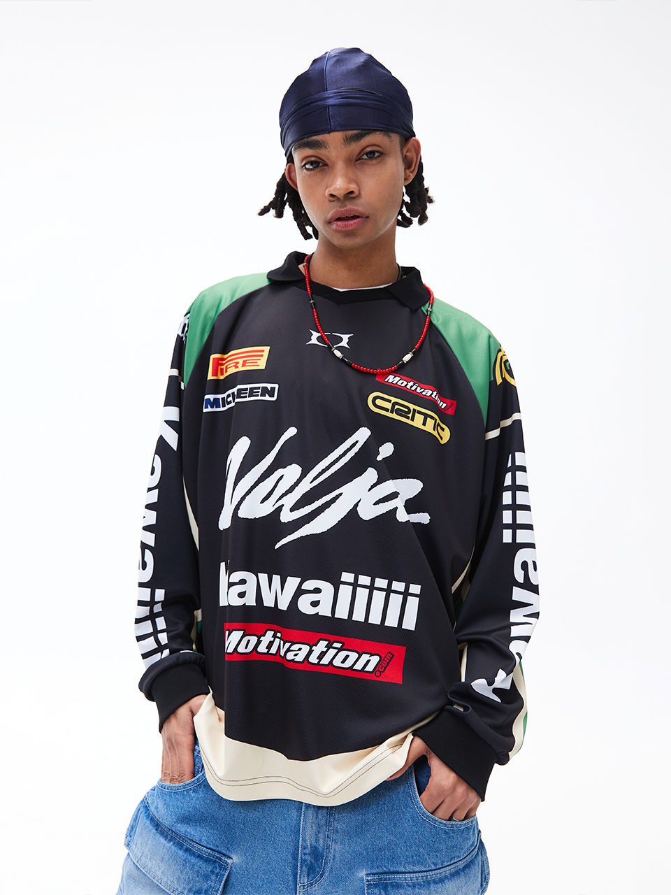 ◆24SS CRITIC NOLJA RACING ジャージ/2色◆ MUSINSA | CRITIC NOLJA RACING JERSEY BLACK