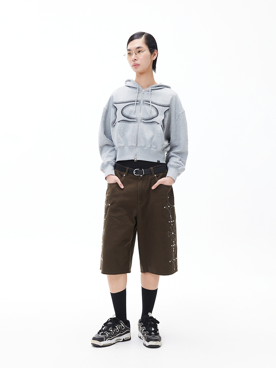 크리틱(CRITIC) GOTHIC TWILL BERMUDA PANTS CHARCOAL - 사이즈