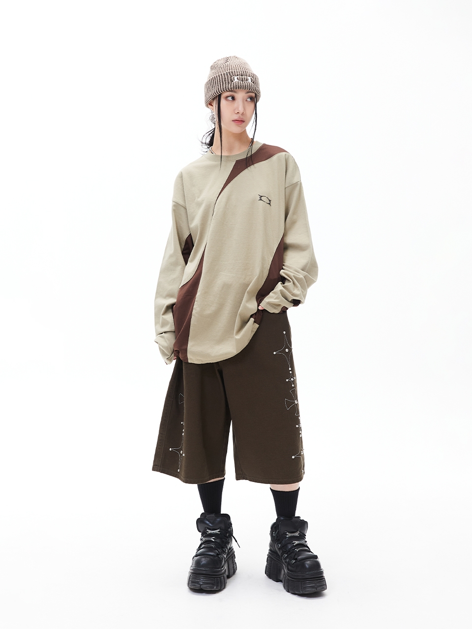 [CRITIC]GOTHIC TWILL BERMUDA PANTS/追跡付 MUSINSA | CRITIC GOTHIC TWILL BERMUDA PANTS BLACK