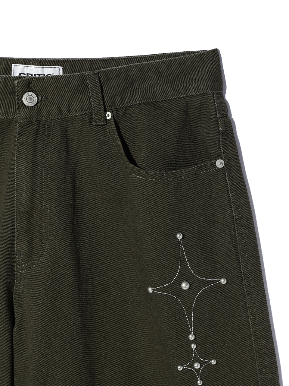 [CRITIC]GOTHIC TWILL BERMUDA PANTS/追跡付 MUSINSA公式 | CRITIC GOTHIC TWILL BERMUDA PANTS CHARCOAL